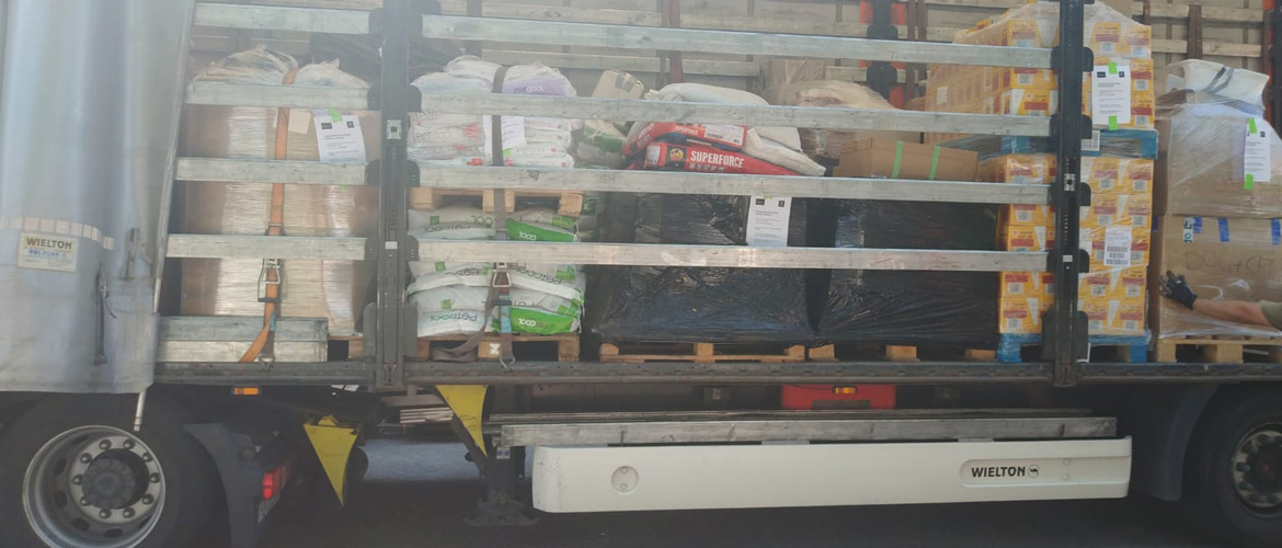 Vrachtwagen met voer is vertrokken naar Oekraïne